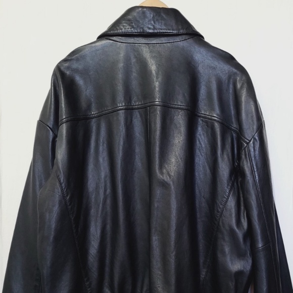 $359 Unworn Treasure & Bond Black Leather Jacket - Picture 4 of 7